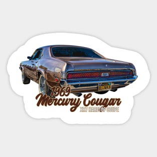 1969 Mercury Cougar XR7 Hardtop Coupe Sticker